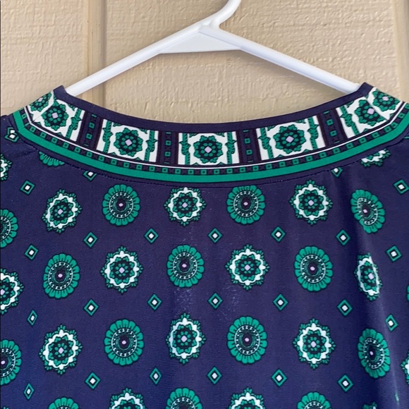 Stretchy Michael Kors V-neck Tunic Shirt - Picture 9 of 10